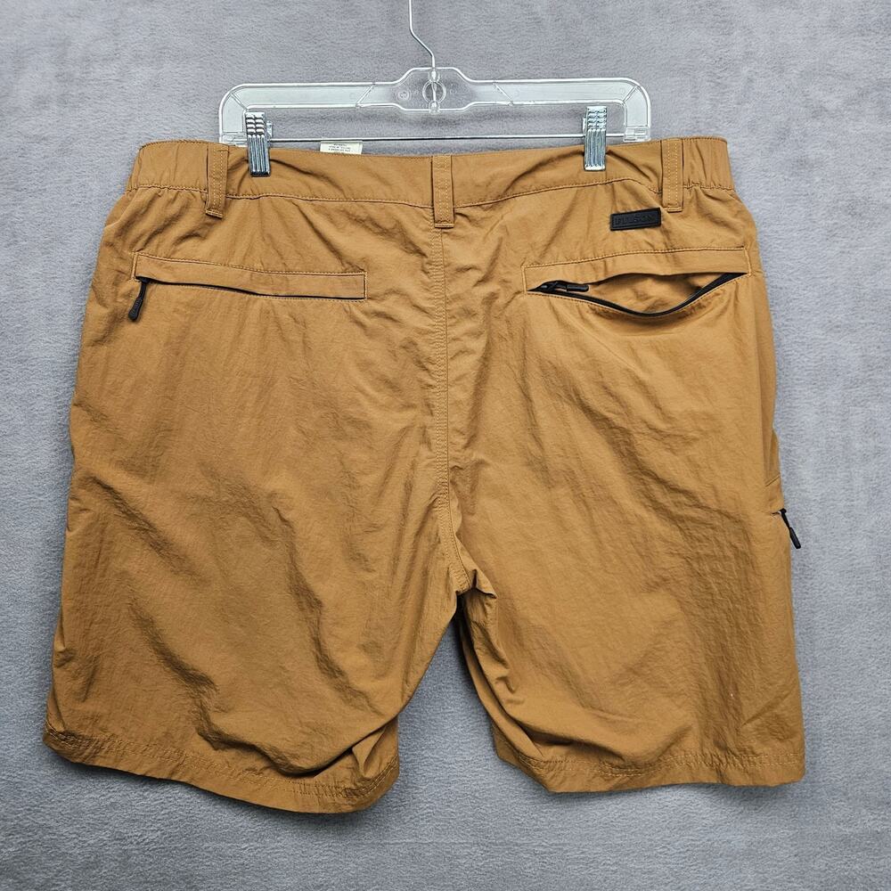 Filson Gained Canyon Men Flat Front Brown Chino Shorts Gorpcore Hiking Outdoor - Picture 2 of 8
